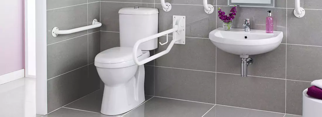 Modern Handicap Bathroom Solutions with Safety Features in North Vancouver, BC