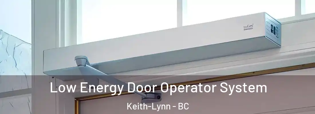  Low Energy Door Operator System Keith-Lynn - BC